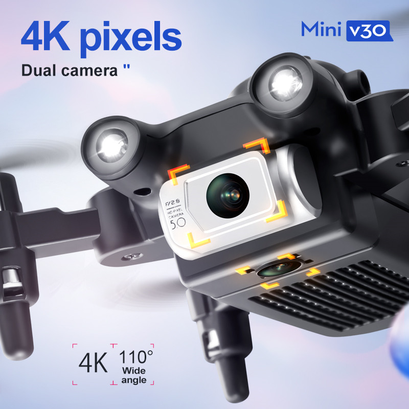 Mini V30 WiFi FPV Drone With 4 - Drone Controller Screen ulasan dan harga