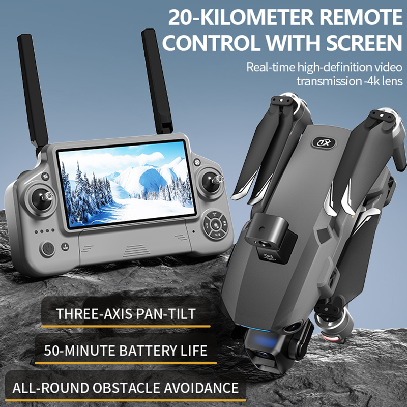 2026 New 8K Dual Camera Drone  - Drone Controller Screen ulasan dan harga