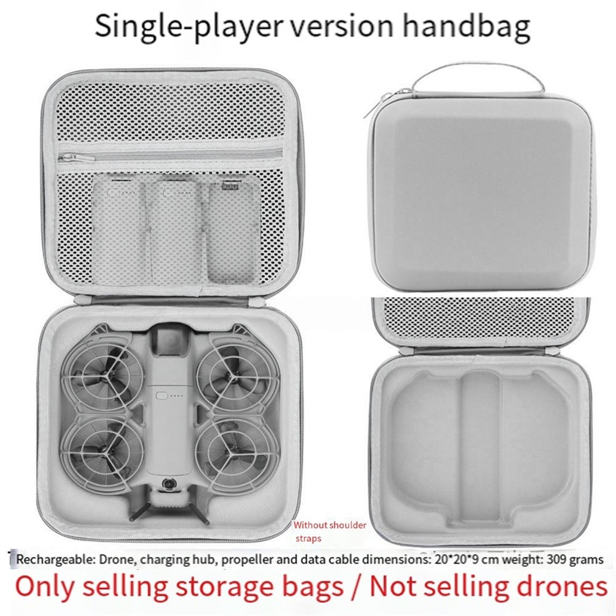 DT584 STOCK-Hard Shell Handbag - Drone Hard Shell Case ulasan dan harga